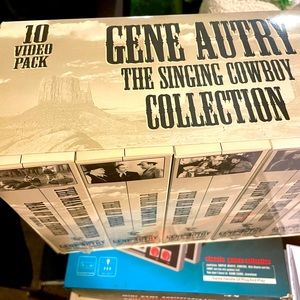 “”GENE AUTRY -THE SINGING COWBOY” 10 VIDEO PACK COLLECTION